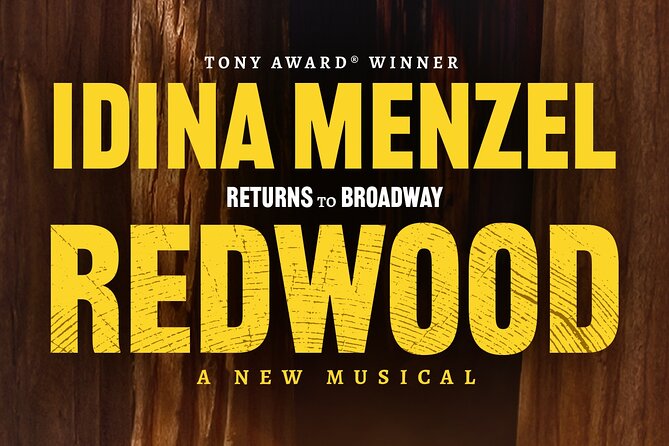 Redwood Starring Idina Menzel on Broadway Ticket - Ticket Policies