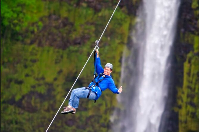 Big Island Zipline Over Kolekole Falls W/ Hilo Cruise Ship Pickup - Inclusions