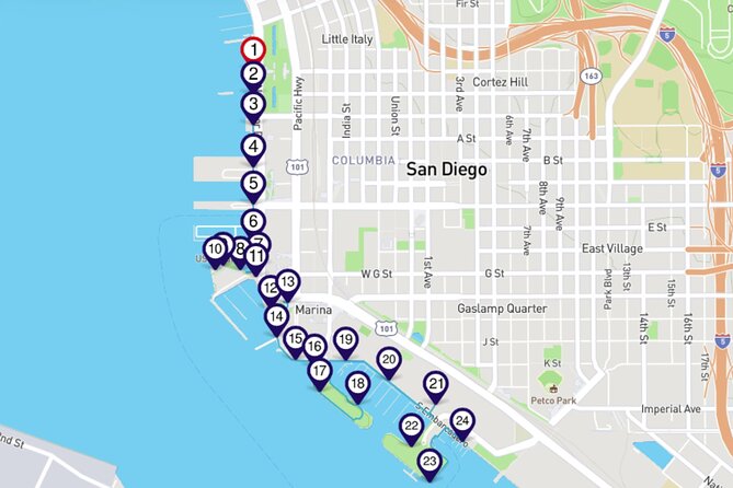 Sights of San Diego Harbor: a Smartphone Audio Walking Tour - Navigating the Scenic Route