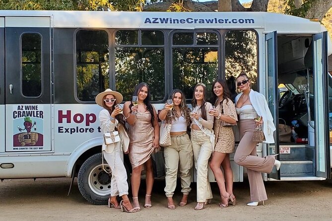 Five Star AZ Wine Crawler Tour 4- 12 PPL - What to Expect