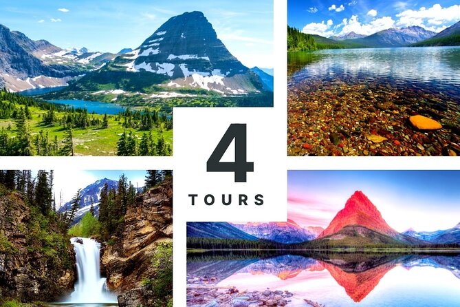 Glacier National Park 4 Tour Bundle GPS Driving Audio Tour - Recommended Stops and Highlights