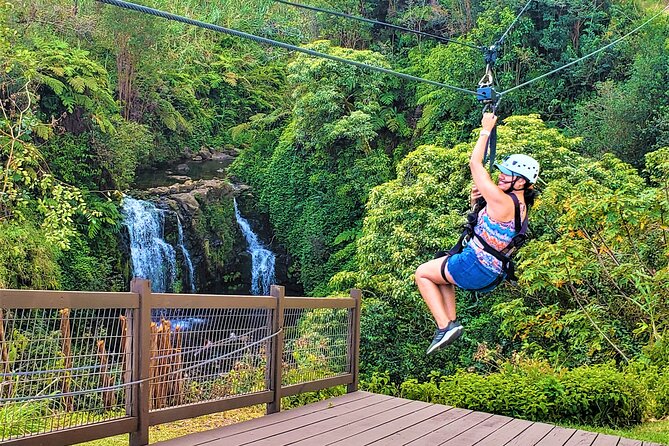 Big Island Zipline Over Kolekole Falls W/ Hilo Cruise Ship Pickup - Frequently Asked Questions