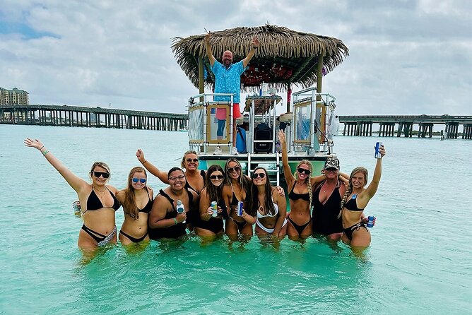 Morning Bachelorette Trip • 4hr - 26' Tiki (Up to 18 Guests) - Frequently Asked Questions