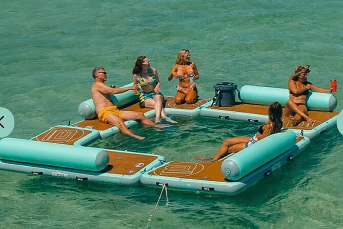 Luxury Crab Island Pontoon Charter With Restroom (Up to 18) - Key Points