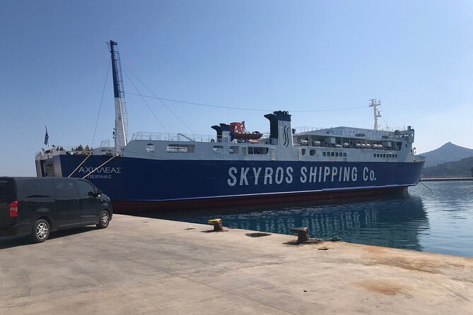 Luxury Private Transfer From Skyros Island and Kymi Port to Athens - Key Points