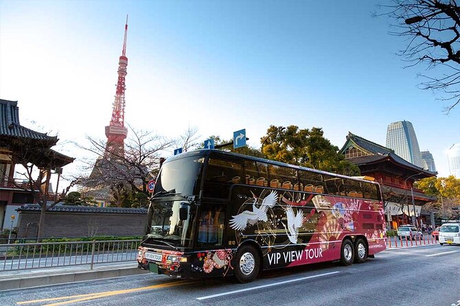 Tokyo: Open Top Sightseeing Bus With Audio Guide - Overview and Features