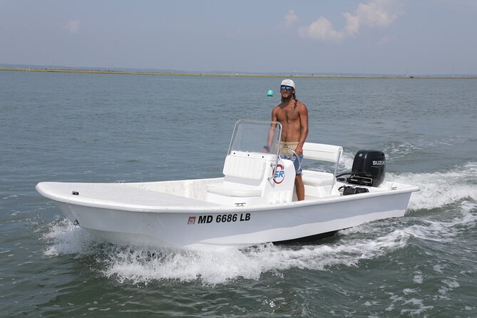 4-Hour Fishing Skiff Boat Rental in Chincoteague Island, VA