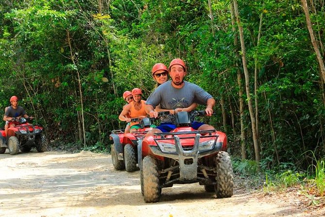 Adrenaline 4×1 – ATV (Shared), Horse Back Riding, Ziplines, & Cenote From Cancún