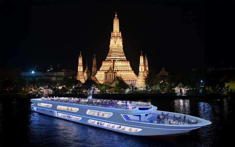 Bangkok: Luxury White Dinner Cruise With Live Entertainment