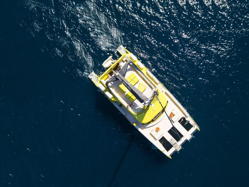 Barcelona: Daytime or Sunset Catamaran Cruise With Music