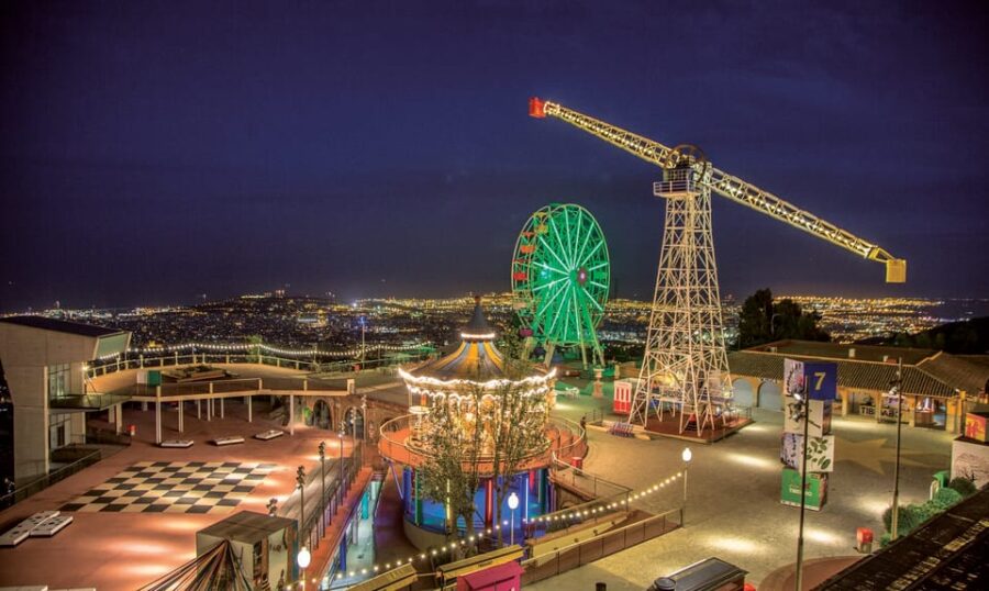 Barcelona: Tibidabo Amusement Park Admission Ticket