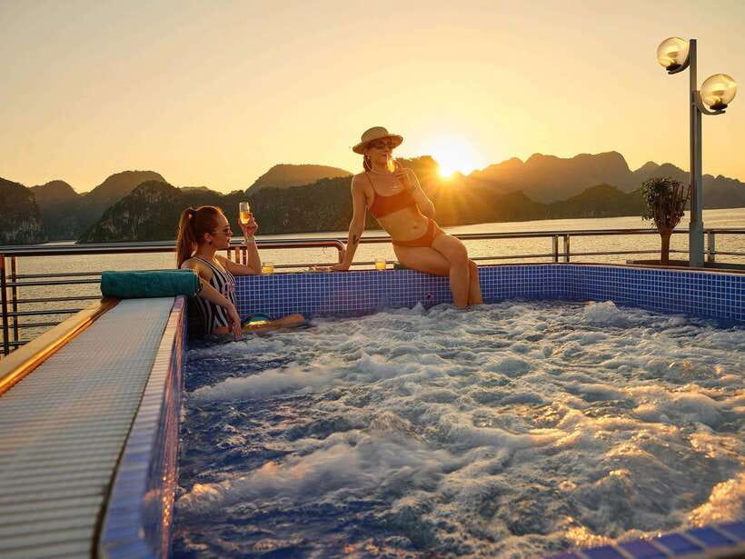 Best Seller New 5-Star Halong Bay Cruise Jacuzzi & Buffet