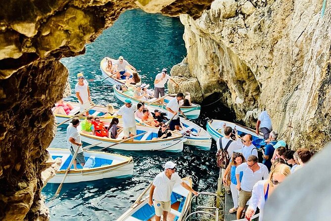 Capri Anacapri and Blue Grotto Private Tour From Rome