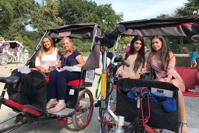Central Park Private Pedicab Tour for 1 Hour