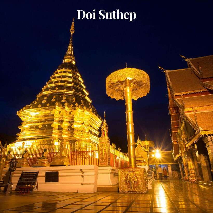 Chiang Mai: Doi Suthep & Wat Umong OR Wat Pha Lat Night Tour