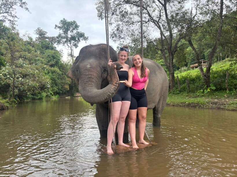 Chiang Mai: Elephant Sanctuary & Waterfall Group Tour