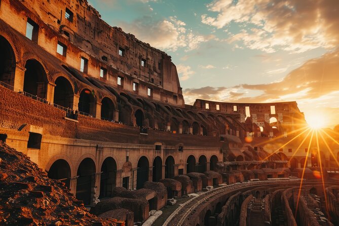 Colosseum and Roman Forum With Mamertine Prison