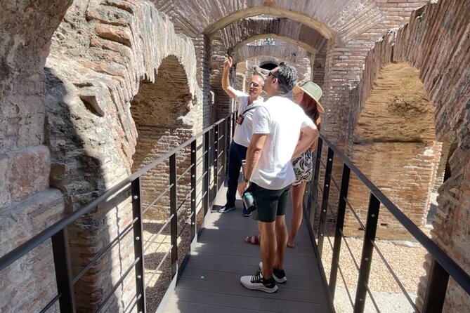 Colosseum Top to Bottom: Underground, Arena and Top Tier Tour
