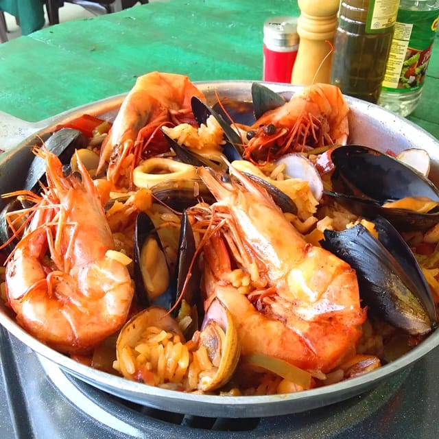 Cook a Caribbean Paella on a Private Beach