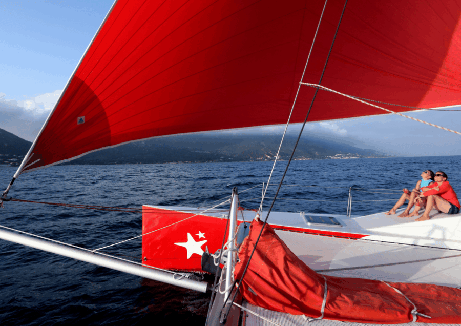 Corsica Porticcio: Private Catamaran on the Ajaccio Gulf