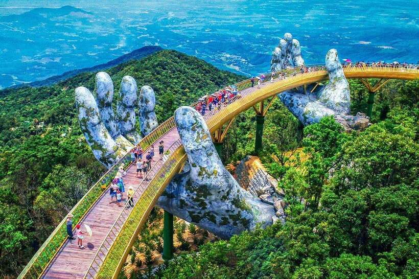 Da Nang: Golden Bridge, Lady Buddha, Marble Mountain By Car