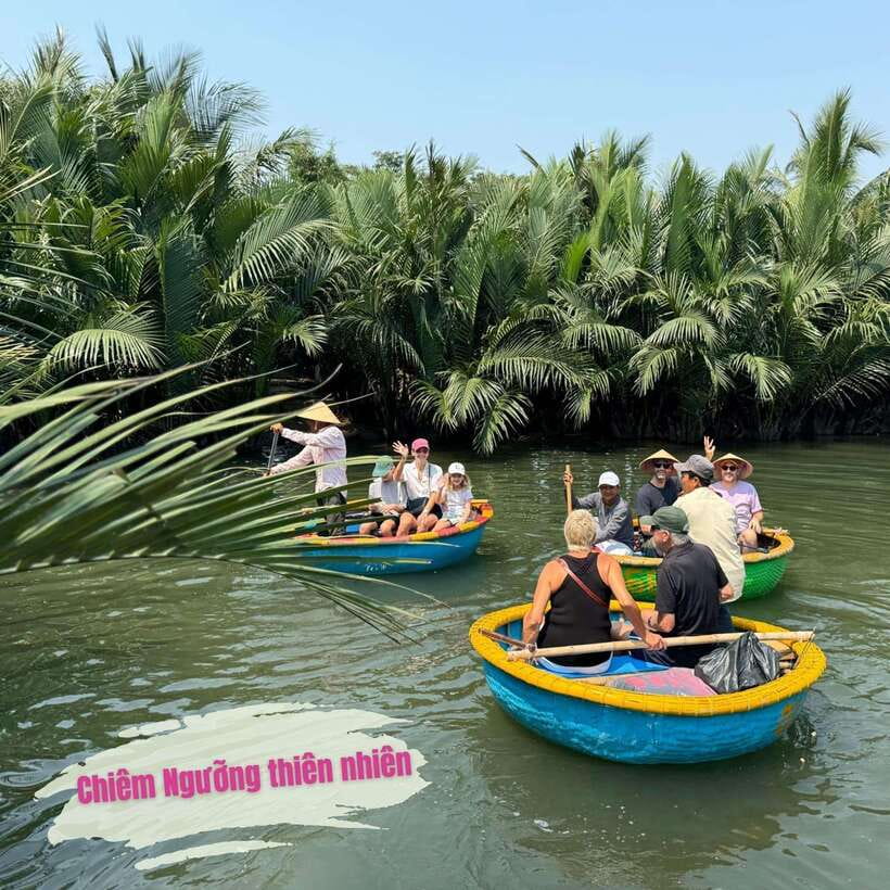 Danang: Bay Mau Coconut Forest Private Tour With Basket Boat