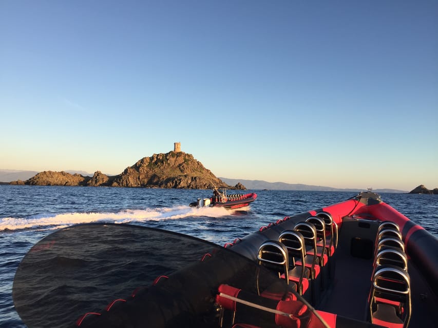De Sagone/Cargèse: Scandola Piana Sunset Apéritif Snorkeling
