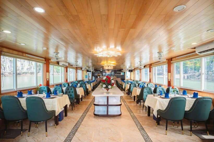 DELUXE CRUISE HALONG: SUNG SOT CAVE– TITOP ISLAND– LUON CAVE