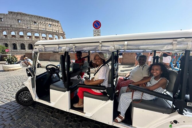 Enjoy Rome Major Attractions by Golfcart