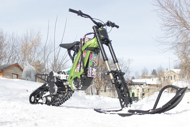 EV Snow Bike Riding Experience With Lunch - Overview of the EV Snow Bike Riding Experience