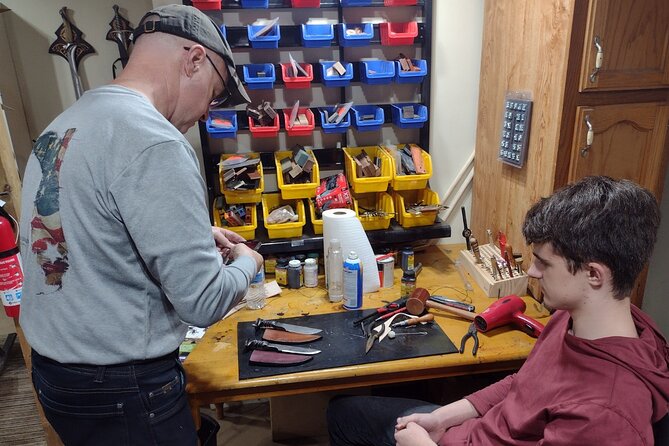 Experience to Forge a Railroad Spike Knife in Ferry Township