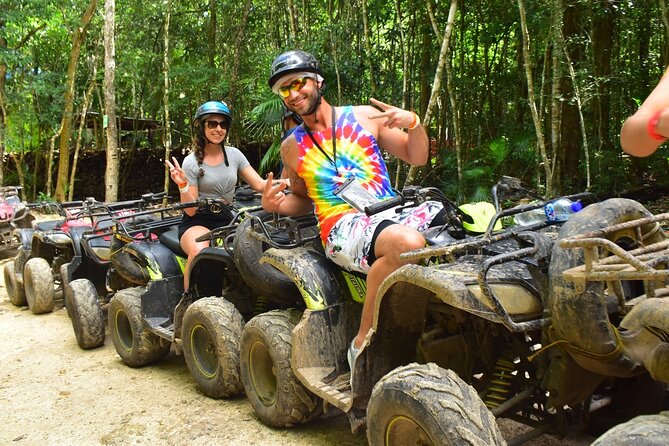 Extreme Adventure – ATV (Single) Ziplines and Cenote From Playa Del Carmen