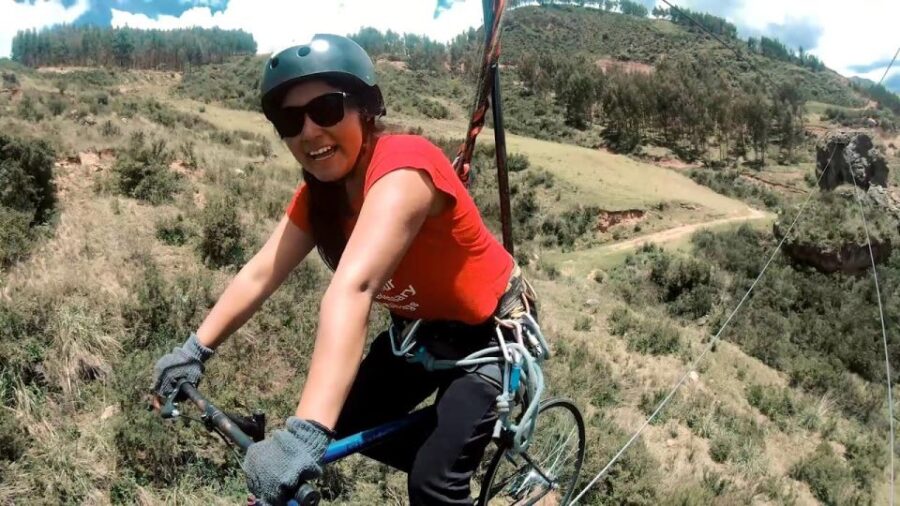 From Cusco || Skybike, Climbing and Rappel at Cachimayo