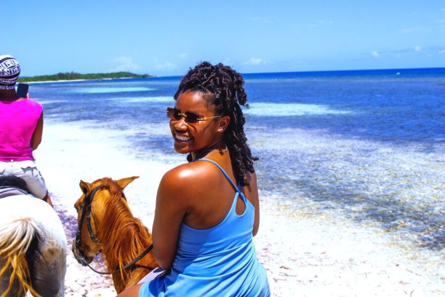From Falmouth: Horseback Ride and Swim Beach Trip