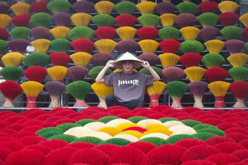 From Hanoi: Incense Village & Train Street Small Group Tour