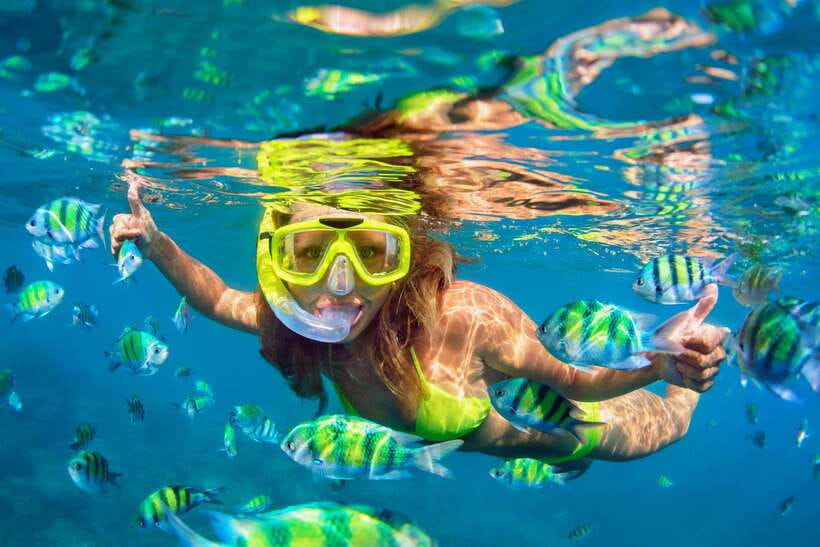 From Koh Chang: 4 Islands Snorkel & Beach Tour by Big Boat