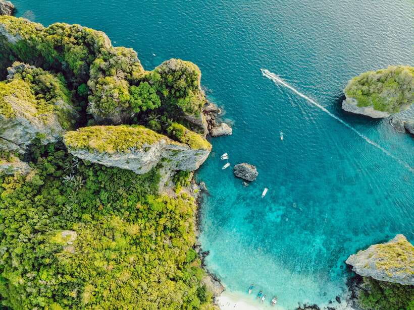 From Phi Phi: Full Day 7 Island Tour by Longtail With Sunset