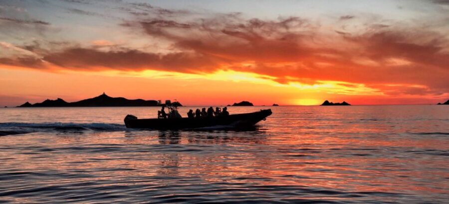 From Sagone/Cargese: Sunset Piana and Snorkeling