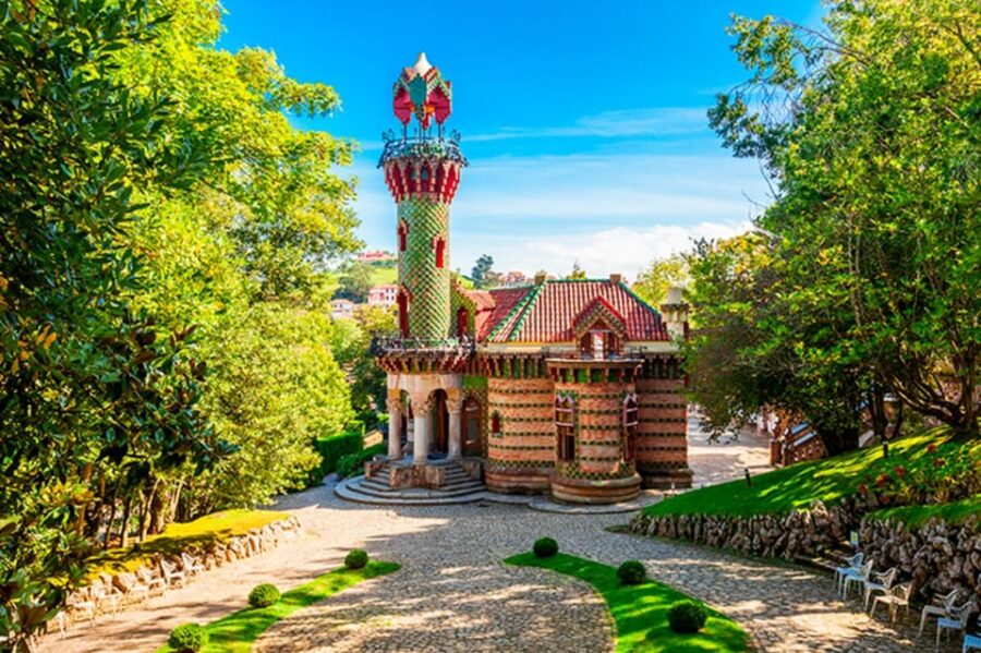 From Santander: Gaudí’s Caprice With Entrance, Santillana, and Redwood Forest.