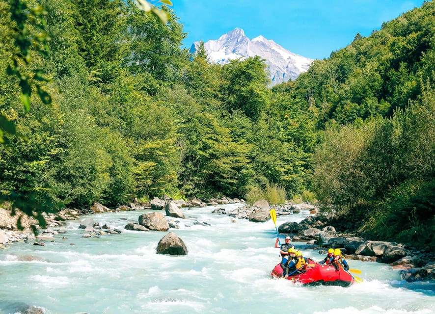 From Zurich: Interlaken Rafting Adventure Day Trip