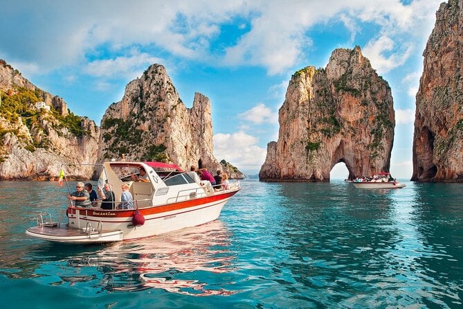 Full Day Guided Tour in Capri by Boat With Transfer