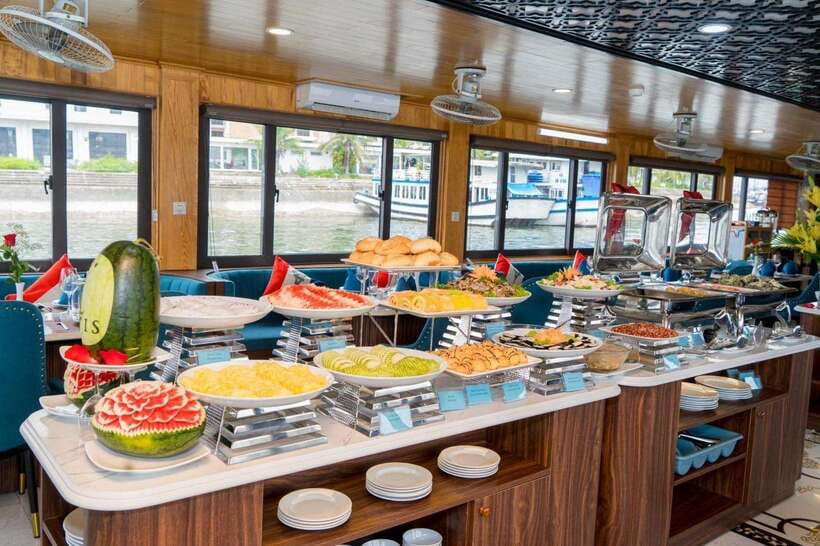 Ha Long Bay 1 Day – 5 Star Cruise & Buffet Luch Rich Menu