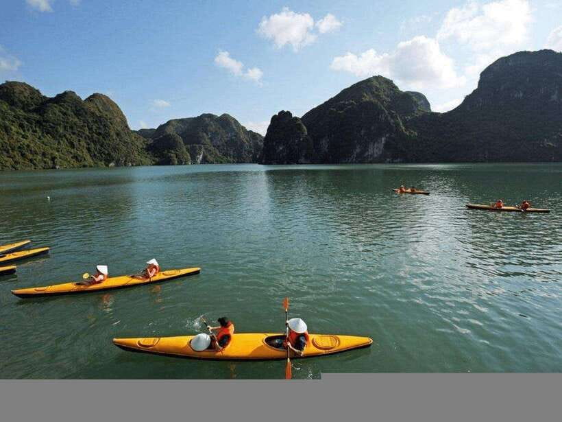 Ha Long Bay 1 Day: Kayaking, Ti Top Island, Surprising Cave