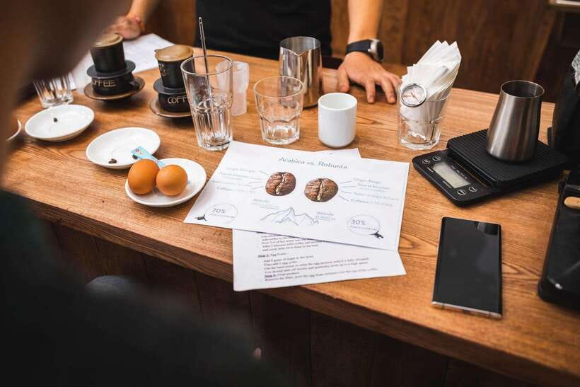 Hanoi: Coffee Workshop With 6 Dishes