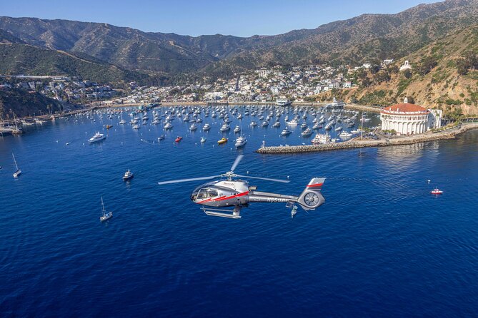 Helicopter Transfer: Long Beach to Catalina Island