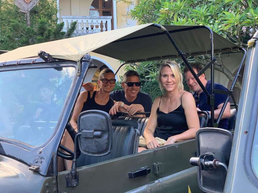 Hoi An Jeep Sunset Adventure: Enjoy Cocktails & Local Food
