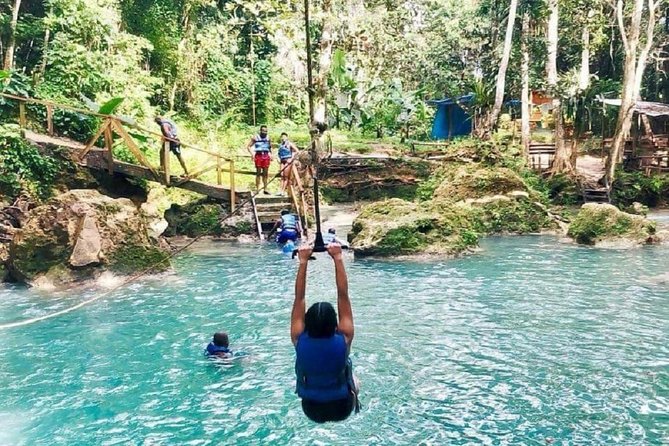 Irie Blue Hole Adventure & Bamboo Blu Beach Club Experience From Montego Bay