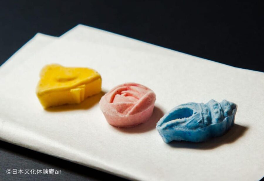 Japanese Dried-Type Sweets (Ohigashi) Making - Activity Overview