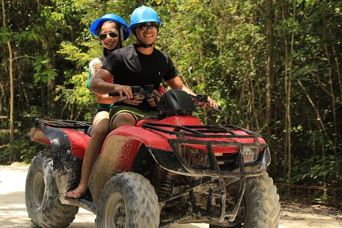 Jungle Adventure! ATVs (shared), Ziplining and Cenote Cancun & Playa Del Carmen