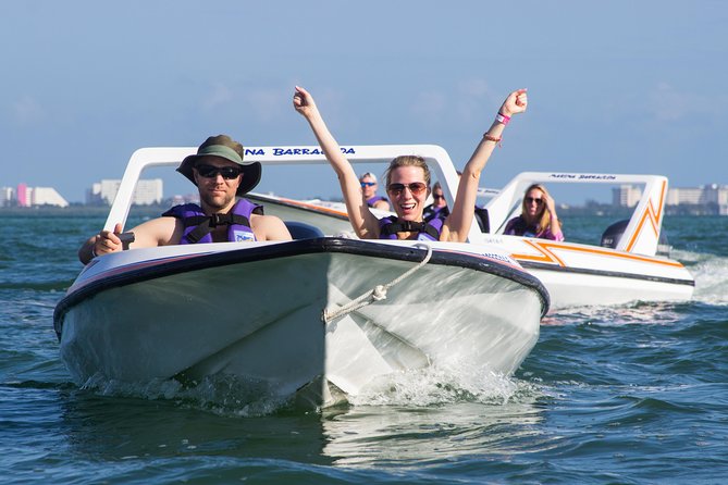 Jungle Tour in Cancun, Drive a Speedboat Through the Lagoon With Your Companion